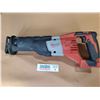 Image 2 : Milwaukee Cordless 18V Sawzall *Tested and Works*