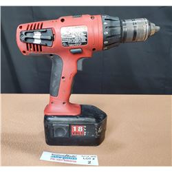 Milwaukee Cordless 18V Drill *Tested and Works*