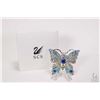 Image 1 : Large Swarovski crystal butterfly brooch