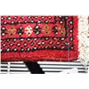 Image 2 : 100% handmade Iranian scatter rug with red background, 19" X 42"