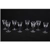 Image 1 : Eight Waterford Lismore crystal liqueur glasses . Note: No Shipping. Local Pickup Only