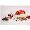 Image 2 : Selection of Corgi die cast toys including tractors, semi trucks, cars, ambulance, construction equi