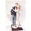 Image 1 : G. Armani "Capodimonte Style" limited edition figurine of a bride and her groom, 14" in height, 113/