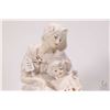 Image 2 : G. Armani "Capodimonte Style" figure of a mother, child and swan 10" in height