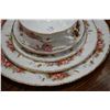 Image 2 : Selection of Paragon Elizabeth Rose bone china dinnerware including settings for six of dinner plate