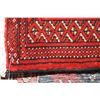 Image 2 : 100% handmade Iranian scatter rug with red background 20" X 41"