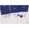 Image 2 : Three boxed Swarovski crystal tulips