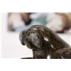Image 2 : Canadian soapstone carved walrus, 5" in height and 8" in length, artist initialled on bottom with or