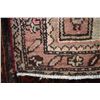 Image 2 : 100% Iranian Hamdan wool area carpet with center medallion, stylized animals and floral, soft red ba