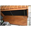 Image 2 : Seven drawer oak lingerie cabinet with full side panel exposing jewellery storage