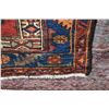 Image 2 : 100% Iranian Zanjan wool carpet runner/ area carpet with double medallion, multiple borders, red bac
