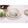 Image 2 : Hand painted Nippon dish and a hand painted Noritake dish, Japanese teacup, saucer and side plate wi