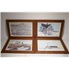 Image 2 : Ten framed prints of Canadian landmarks including CN Station in Nova Scotia, homestead in Quebec, Vi