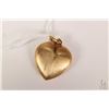 Image 1 : 18kt yellow gold heart shaped pendant. Retail replacement value $ 950.00