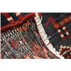 Image 3 : 100% Iranian Saveh wool area carpet with triple medallion, stylized animals, navy background and hig