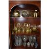 Image 1 : Large selection of depression glass including colourless Iris pattern jug, six parfait glasses, vase