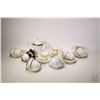Image 1 : Two tray lots of collectible cups and saucers including Noritake, Mikasa and Wedgwood plus a Noritak
