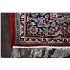 Image 2 : Fine wool blend area carpet with center medallion, overall floral design in shades or red, green, cr