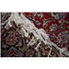 Image 3 : Fine wool blend area carpet with center medallion, overall floral design in shades or red, green, cr