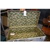 Image 2 : Modern aluminium sheeted large suitcase style steamer trunk