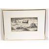 Image 1 : Three framed limited edition prints including "Alberta Dustbowl" pencil signed by artist M. Shelton 