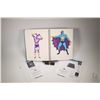 Image 1 : Two authentic movie props from the "Superhero Movie" including Rich Riker (Drake Bell) screen used g