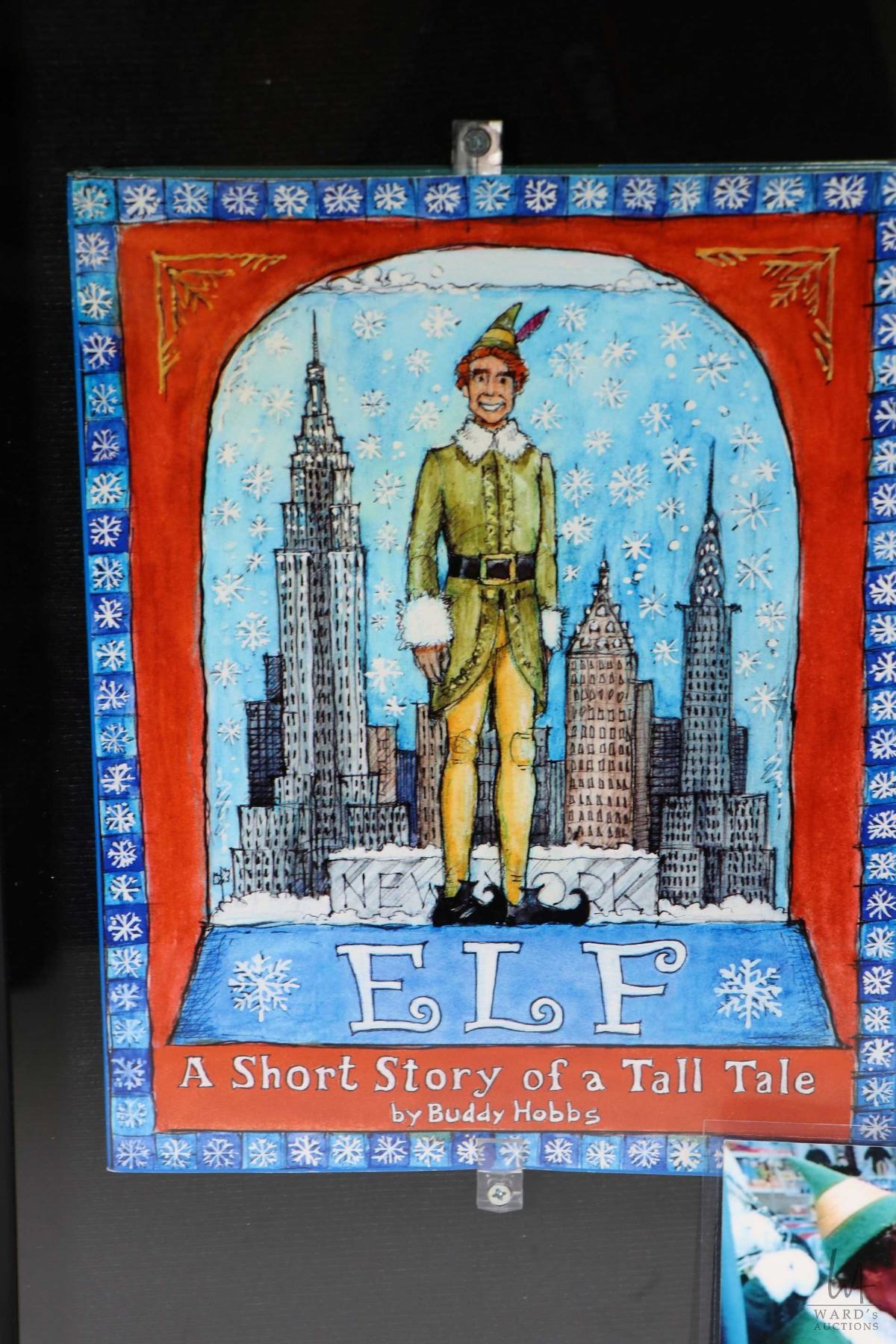Framed authentic movie prop from "Elf" including " A Short Story of a