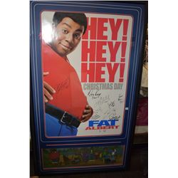 Framed "Fat Albert And The Cosby Kids" cartoon animation pan cell with Premiere Props and Royal Anim