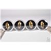 Image 1 : Four loose marquise cut citrine gemstones including 8.16ct, 7.80ct, 8.17ct and 7.29ct
