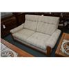 Image 2 : MId century modern loveseat and chair with ottoman