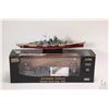 Image 1 : Two die cast 1:700 scale ships including German Battleship Tirpitz and NIB Japanese Yamato