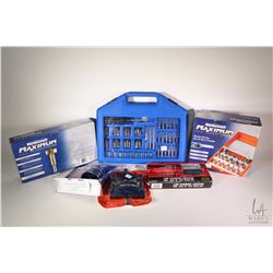 Six new in package tool kits including Mastercraft Forstner bit set ...