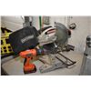 Image 1 : Black & Decker cordless drill driver, LD120 and Craftsman 10" mitre saw, both working at time of cat