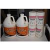 Image 1 : Selection of chemical cleaners for truck mount cleaning unit including four Prochem 2 lbs. container