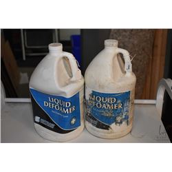 Two 3.78 ltr. jugs of Estream liquid defoamer