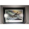 Image 1 : Framed limited edition print "War Wolf" pencil signed by artist Robert Bailey and German fighter pil