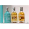 Image 2 : Bruichladdich three bottle gift pack including The Classic Laddie Scotish barley unpeated single mal