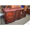 Image 1 : Mid 20th century mahogany bedroom suite including six drawer highboy, ten drawer dresser and two nig