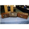 Image 1 : Three antique radios including a walnut cased Crosley Type 6D511, Westinghouse model 57 Special and 