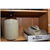 Image 2 : Shelf lot including three pairs of men's size 7 cowboy boots, Stetson size 7 1/4 cowboy het, selecti