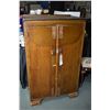 Image 1 : 1930's English oak two door wardrobe- needs tlc