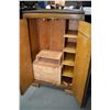 Image 2 : 1930's English oak two door wardrobe- needs tlc