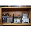 Image 2 : Shelf lot of A.V. test equipment including Ringer yoke and fly back tester, EICO model 147A signal c