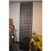 Image 1 : Six 2' X 8' metal grid rack with box of hooks