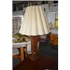 Image 1 : Hand carved wooden totem motif table lamp