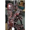 Image 2 : Oriental rosewood figural sculpture 17" in height