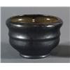 Image 1 : GEORGE OHR RINGED VASE gun metal glaze 