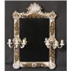 Image 1 : GERMAN PORCELAIN MIRROR with candle arm