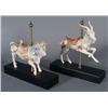 Image 1 : CYBIS PORCELAIN CAROUSEL FIGURES 12" hi