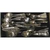 Image 1 : TRAY LOT OF STERLING FLATWARE, 1314 gra